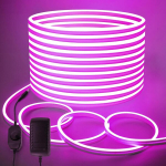 Elouycke neoontoru 10 m, lilla led-toru, dimmerdatav, veekindel neoontuli, silikoonist diy paindlik valgustoru m&auml;ngude, baari, magamistoa, siseruumide, v&auml;litingimuste, peokaunistuste jaoks