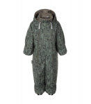 Lenne laste kombinesoon 80 g 25203*3300, oliiv/must