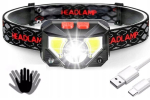 Gotel L76f Led pealamp akuga, liikumisanduriga ja Usb laadimisega