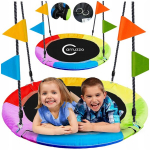 Carruzzo Kids laste aia kiik pesakiik vastupidav Xxl 100 cm