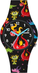 Doodle Watch lastekell Dragon Quartz silikoonrihmaga Do32012, rihm