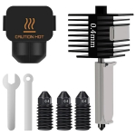 3d printeri hotend komplekt bambu lab a1/a1 mini jaoks, hot end komplekti ekstruuderi asendus 0,4 mm karastatud terasest d&uuml;&uuml;si, silikoonist soki ja mutriv&otilde;tmetega bambu lab 3d printeri osale