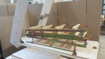 P&ouml;&ouml;ningu trepp 80x60, 60x80 soojustatud vineer H=260, k&otilde;rge kast 21,5 cm