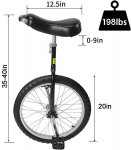 Uyoyous &uuml;hejalgrattas 20 tolli tasakaalu treenimiseks, reguleeritava k&otilde;rgusega vastupidav &uuml;hejalgratta stend t&auml;iskasvanutele, lastele ja professionaalidele, v&auml;lisport, unisex