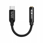 Smart-tel dac audio adapter usb-c kuni mini jack 3,5 aux ab136d t2 16 bit 48khz must