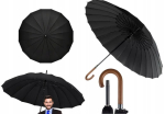 Stiilne elegantne vihmavari 24 kodaraga premium klassi vihmavari 145cm + &uuml;mbris