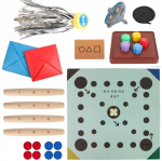T&auml;ringud Gonggi Conggi Gong-gi Squid Game alusega, 12 tk