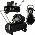 &Otilde;likompressor Pansam 100l V2 2 kolvi 412l/min 2300w