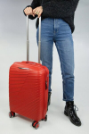 Coccine k&auml;sipagasi kohver 56 x 38 x 20 cm, 35 l, ratastel, reisikohver, vastupidav, punane