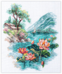 Tikkimiskomplekt Magic Needle "Blooming Lotuses" 70-01