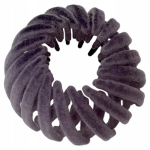 Juuksepaelad peidetud hobusesaba hoidjaga, hall