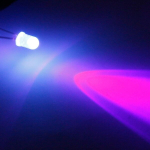 500 Led 5 mm l&auml;bipaistvad ultraviolett-/musta valguse ledid