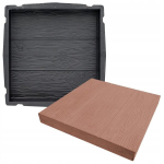 Betoonplaatide, sillutuskivide, laudade vorm, puit 40x40 k&otilde;nnitee