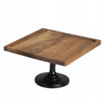 Loov k&otilde;rgete jalgadega kandik Soolaleivakingitused Puit s&uuml;nnip&auml;evaks 20 cm Pruun