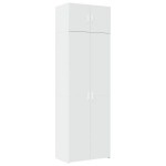 hoiukapp, valge, 70 x 42,5 x 225 cm, tehispuit CFE57621
