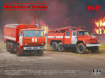 Liimitav mudel ICM DS3527 Fire trucks of Ukraine AC-40-137A and AR-2 1/35