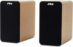 Jam bluetooth riiulik&otilde;lar - aktiivk&otilde;lar rca ja aux sisendiga, rikkalik heli, bluetooth 5.0 &uuml;henduvus, 4-tolline bassik&otilde;lar, k&otilde;lar &uuml;hildub plaadim&auml;ngijaga, puidust