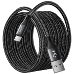 Eriti pikk 5 m micro laadimiskaabel, micro usb kaabel, usb a kuni micro android laadimiskaabel, punutud samsung s7/s6/s5, ps4 kontrolleri, kindle fire, fire hd tahvelarvuti, xbox, nexus, kodu monitori jne jaoks