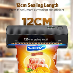 Happhooh fooliumtihendaja mini Usb laetav, v&auml;ikeste kottide keevitusmasin 5 režiimiga, kaasaskantav tihendusmasin, keevitusseade, isetehtav kilekoti sulgur suupistekottidele, telkimiseks, "potluck"