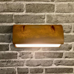 Onlux Wir Machen Licht T&ouml;&ouml;stuslik v&auml;lisseinavalgusti Ip54 - rooste, E27 sokkel, ilmastikukindel - ideaalne valgustus kodufassaadidele ja terrassidele, nr 571