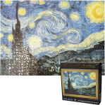 Pusle 2000 t&uuml;kki T&auml;iskasvanutele T&auml;histaevas, autor Vincent Van Gogh, 100 x 70 cm Pusled t&auml;iskasvanutele Klassikalised pusled 2000 t&uuml;kki T&auml;iskasvanutele Van Goghi pusled Rasked T&auml;iskasvanutele Lastele 2000 t&uuml;kki
