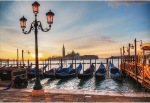 Yongfoto 3 x 2 m vin&uuml;&uuml;lfoto taust traditsioonilised itaalia gondlid Euroopas Veneetsia kirik San Giorgio Maggiore p&auml;ikeset&otilde;usu fotograafia taust fotosessioonide peo pulmade rekvisiidid