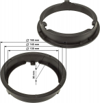 Tomzz Audio 2837-000-1 k&otilde;lar&otilde;ngaste adapteri kronsteinid, &uuml;hilduvad Mitsubishi Asx Mirage Space Star Outlander Pajero 165 mm Din k&otilde;lariga