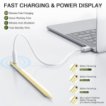 Pliiats Ipadile 2018&ndash;2025, Hatoku pliiats Ipadile kallutus-tundlikkuse ja peopesa v&auml;listusega, magnetiline pliiats Ipadile 6/7/8/9/10, Air 3/4/5/m2, Mini 5/6, Pro 11"/12.9"/m4