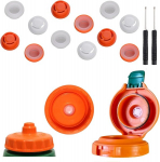 Hommdeco 4 kummist seibid, mis &uuml;hilduvad Gatorade tassidega 30oz ja 32oz koos dosaatorventiili plastist siset&uuml;kkide ja lameda peaga mutriv&otilde;tmega