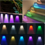 Jbdusn v&auml;lisseina p&auml;ikesevalgusti, 2 tk, rgb p&auml;ikesetuled, ip65 veekindel, 12 valgusrežiimi, v&auml;lisvalgusti, seinavalgusti aeda, aiavalgustus, p&auml;ikesetuled v&auml;litingimustesse, trepivalgustid