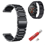 "Best Accessories" roostevabast terasest k&auml;ev&otilde;ru kellale, laiusega 20 mm, must