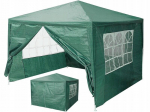 Aia &auml;ripaviljoni telk, 3x3 m, 4 seina, roheline, MultiGarden