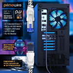 Csl cat.8 v&otilde;rgukaabel 40 gigabitti, puuvillane kate, lan-kaabel, patch-kaabel, andmekaabel rj45, cat 8 gigabit etherneti kaabel