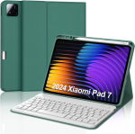 Iveoppe klaviatuuriga &uuml;mbris xiaomi pad 7/pad 7 pro 11.2 tolli jaoks, klaviatuur xiaomi pad 7 jaoks, eemaldatav magnetiline qwerty klaviatuur xiaomi pad 7 2024 11.2 tolli jaoks, tumeroheline