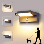 Celavy led v&auml;lisvalgusti liikumisanduriga, ip65 seinavalgusti, seinalamp, v&auml;lisvalgusti, antratsiit, v&auml;lisvalgustus, maja sein, terrass, maja