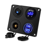 Thlevel auto Usb laadija pesa 5 V 4.2a kiirlaadimine Led indikaatoriga, veekindel ja tolmukindel 12 V ~ 24 V paatidele, mootorratastele, maasturitele, bussidele, veoautodele, haagissuvilatele, merevees&otilde;idukitele, A-t&uuml;&uuml;p