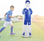 Ejoyous jalgpallitreeningu mannekeen t&auml;ispuhutav poksikott jalgpallitreeninguteks 0,35 m pvc poksikott 40 x 160 cm praktiline t&auml;ispuhutav jalgpallitreeningu nukk