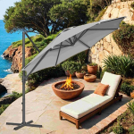 Patio p&auml;ikesevari, Ampelschirm, 300 cm, tuvip&auml;ra hall