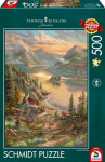 Schmidt Spiele Pracht am Seeufer Thomas Kinkade 500-osaline pusle