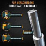 Hinrichs Forstner puuride komplekt 17 osa kohvris - Forstner puuride komplekt 15 kuni 40 mm - erinevateks t&ouml;&ouml;deks, puidupuur, t&uuml;&uuml;belpuur, hinge puur