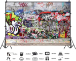 Yongfoto 2.2 x 1.5 m pol&uuml;ester fototaust t&auml;navfotograafia grafiti kunst fotograafia l&otilde;uend taust peo kaunistamiseks fotostuudio taustad fotosessiooniks