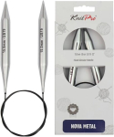 Knitpro Nova fikseeritud kudumisvardad - ringvardad 150 cm x 15 mm