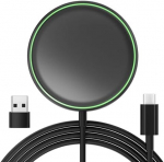 Mag-safe juhtmevaba magnetiline laadija, &uuml;hildub magsafe laadijaga iphone 15/14/14 plus/14 pro/14 pro max/i phone 13/13 pro/13 pro max/13 mini/12/12 pro, must