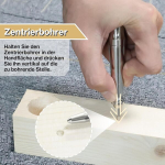 Lytool metallist puuriterade komplekt, 13-osaline puidupuuride komplekt M35 Hss spiraalpuuride teraspuuride komplekt 1,5&ndash;6,5 mm roostevabale terasele, alumiiniumile, k&otilde;vale plastikule ja puidule