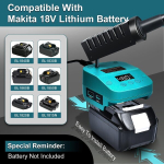 Juhtmeta jootekolb Makita 18v akule, kiire kuumenemine, elektriline digitaalne Lcd jootmisjaam Usb ja Type C laadimisportidega (nmt18vrs)