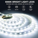 Fupt Led riba 5 m Usb, soe valge kuni k&uuml;lm valge Led riba, paindlik Diy Led riba, Led riba, 300 Led Smd 2835, Led valgusriba siseruumide k&ouml;&ouml;gi kaunistamiseks