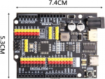 Apklvsr mikrokontrolleri plaat ch340 kiibiga, &uuml;hildub arduinoga