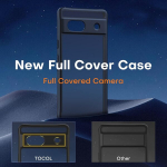 Tocol Google Pixel 7a &uuml;mbris, [t&auml;iustatud t&auml;ielik kaamerakaitse] [s&otilde;jav&auml;elise taseme kaitse] p&otilde;rutuskindel mobiiltelefoni &uuml;mbris Pixel 7a 6.1 tolli jaoks, must