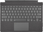 Rii Surface klaviatuur Surface Pro 7 Plus/pro 7 / Pro 6 / Pro 5 / Pro 4 / Pro 3 jaoks, Bluetooth 5.2 klaviatuur puuteplaadi ja 7-v&auml;rvilise taustavalgustusega - hall (qwertz, saksa paigutus)