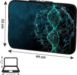 Pedea kaitse&uuml;mbris, s&uuml;learvuti kott 10,1-tolline/13,3-tolline/15,6-tolline/17,3-tolline dna strings 17,3 tolli